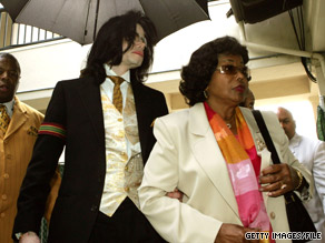 Katherine Jackson, with Michael in 2005, is challenging the appointment of Michael's estate trustees.