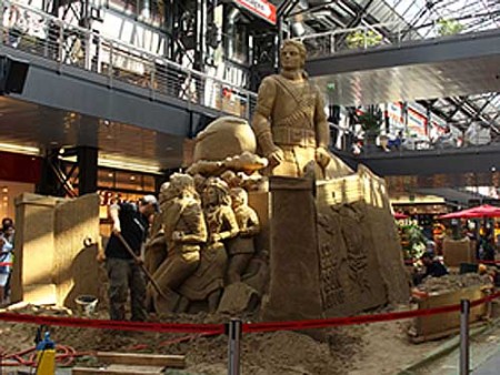 Sand sculpture